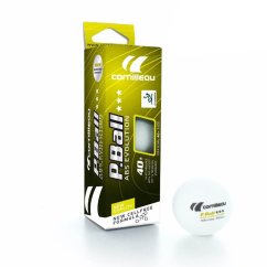 CORNILLEAU; P-BALL ABS EVOLUTION***ITTF bílé, 3 ks