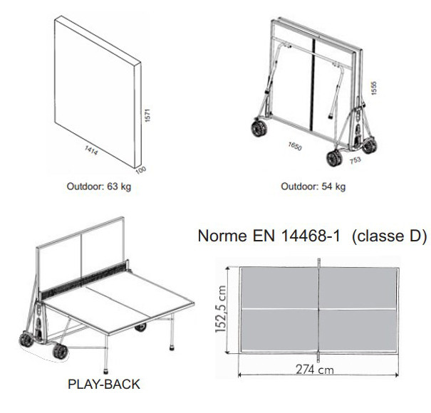 CORNILLEAU: 200 X CROSSOVER, šedý