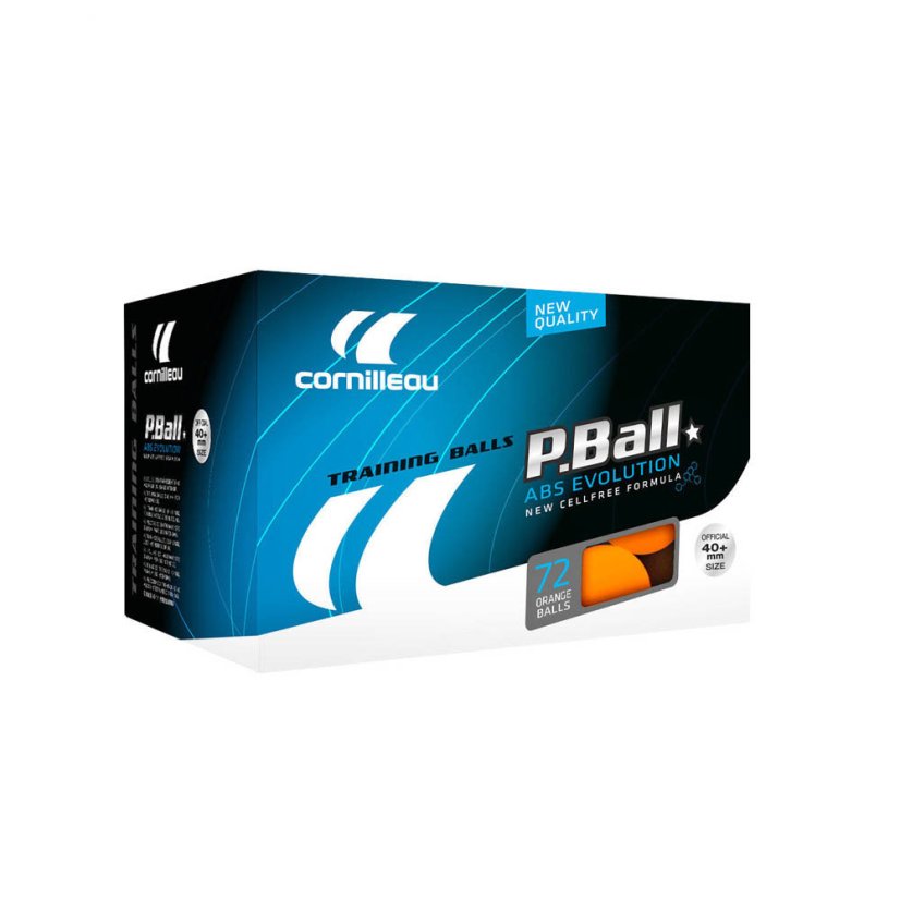 CORNILLEAU; ABS Evolution oranžové, (72 ks)