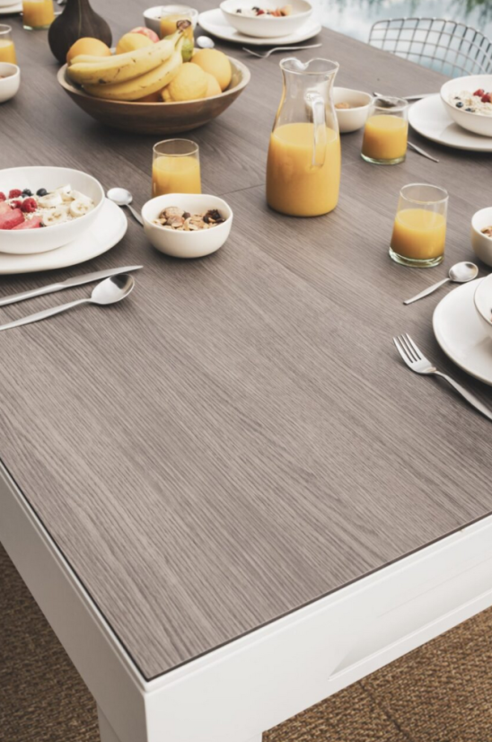 Jídelní deska pro CLASSIC POOL TABLE - dřevo - pro bílý rám stolu