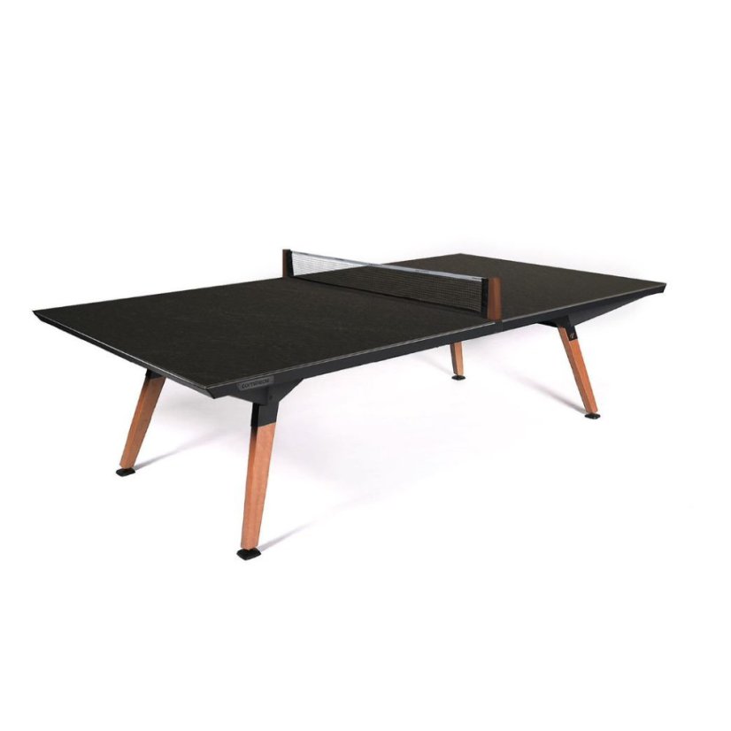 Stůl na stolní tenis venkovní Cornilleau Lifestyle Outdoor černý rám a deska černý kámen