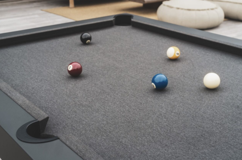 CORNILLEAU: Classic Pool Table, černý rám / tmavě šedá deska