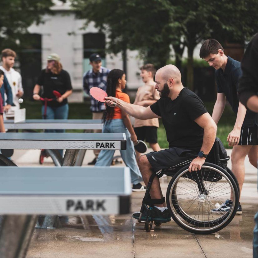 CORNILLEAU; PRO Park OUTDOOR stůl NEW, šedý