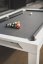 CORNILLEAU: Classic Pool Table - jídelní deska tři kusy, bílý rám / dřevo