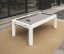 CORNILLEAU: Classic Pool Table, bílý rám / světle šedé sukno