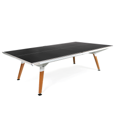 Stůl na stolní tenis CORNILLEAU Lifestyle Outdoor, bílý rám / tmavý kámen břidlice