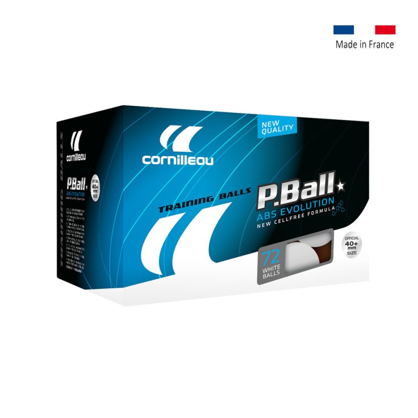 CORNILLEAU; P-BAL ABS Evolution bílé, (72 ks)
