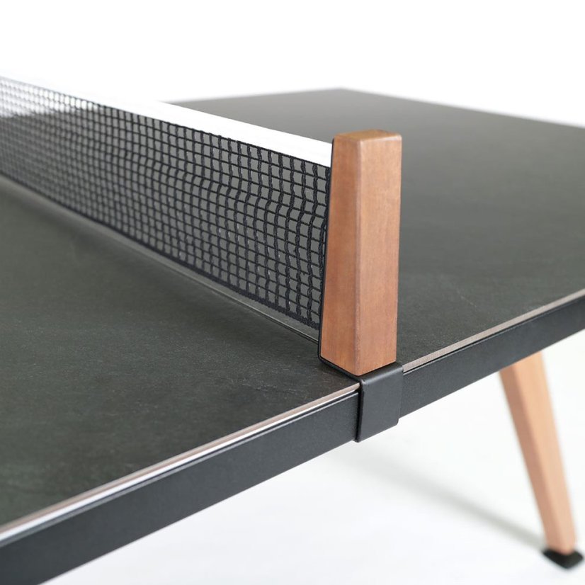 Stůl na stolní tenis venkovní Cornilleau Lifestyle Outdoor černý rám a deska černý kámen