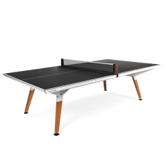 Stůl na stolní tenis CORNILLEAU Lifestyle Outdoor, bílý rám / tmavý kámen břidlice