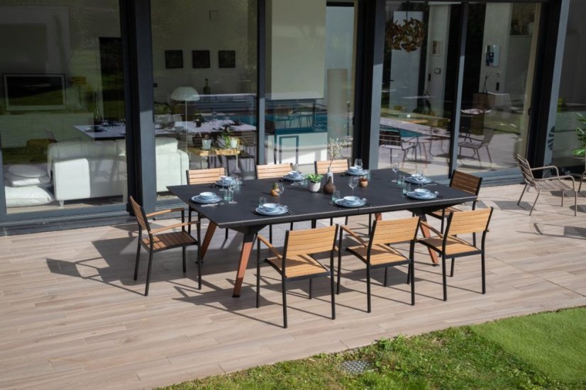 CORNILLEAU: Lifestyle Outdoor, černý rám / černý kámen