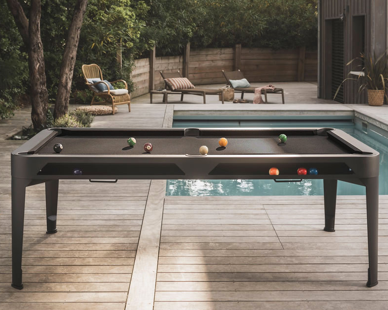 CORNILLEAU: Kulečníkový stůl HYPHEN OUTDOOR - šedá / světle šedé plátno