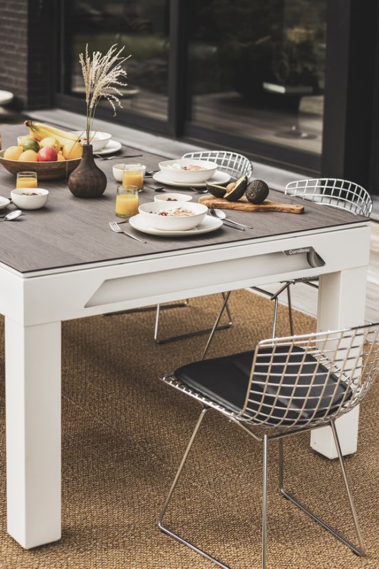 CORNILLEAU: Classic Pool Table, bílý rám / světle šedé sukno