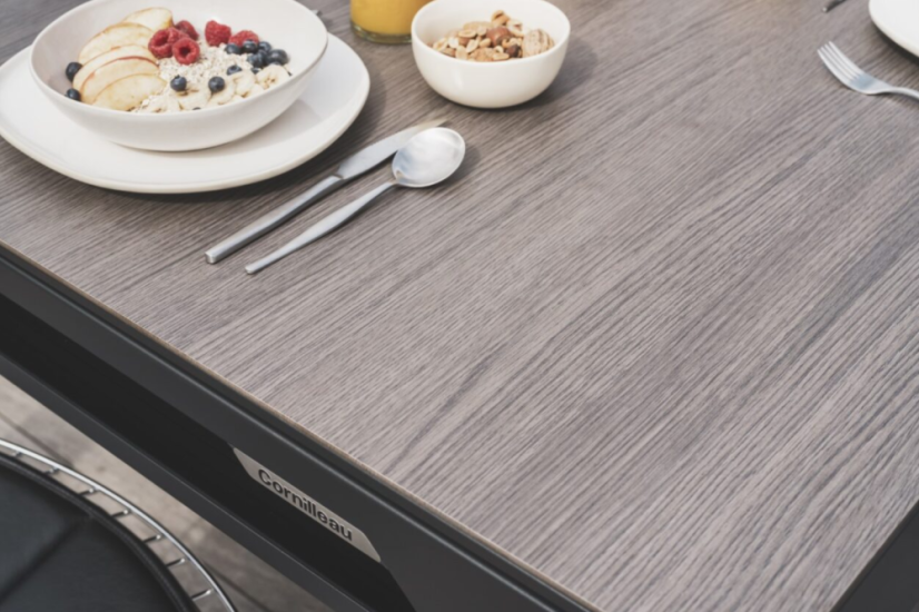 CORNILLEAU: Classic Pool Table - jídelní deska tři kusy, černý rám / dřevo