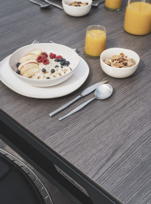 CORNILLEAU: Classic Pool Table - jídelní deska tři kusy, černý rám / dřevo