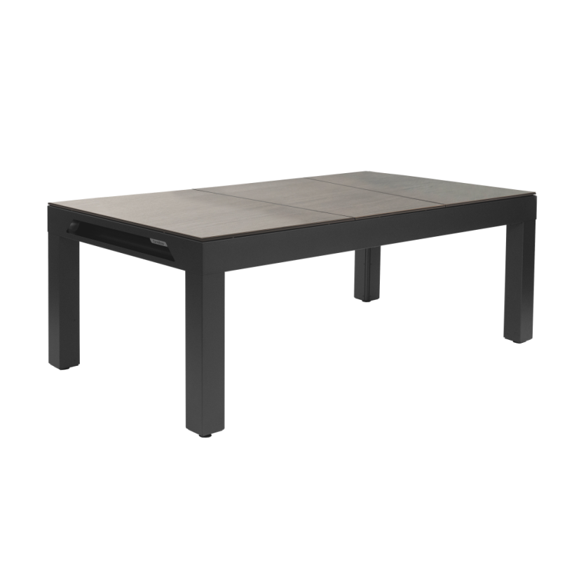 CORNILLEAU: Classic Pool Table - jídelní deska tři kusy, černý rám / dřevo