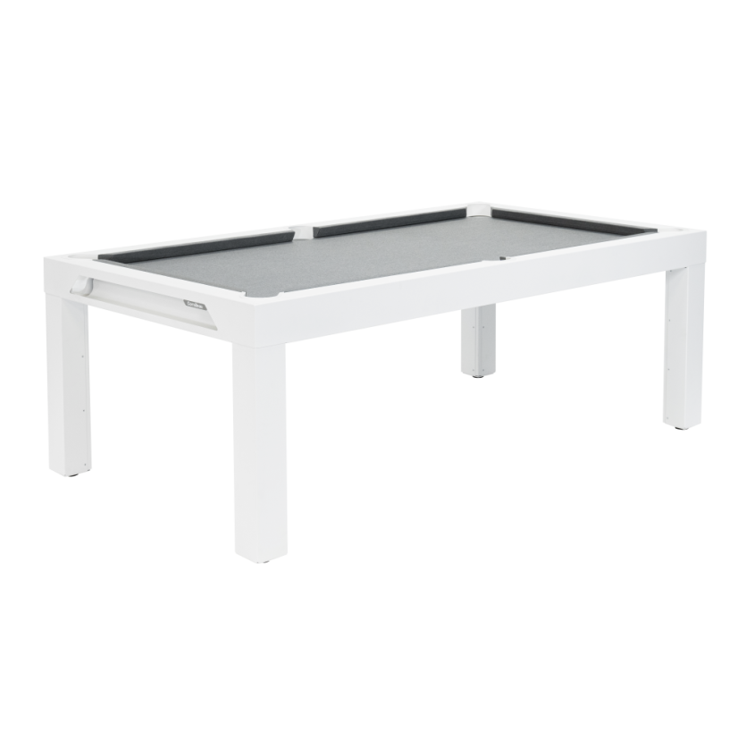 CORNILLEAU: Classic Pool Table, bílý rám / světle šedé sukno