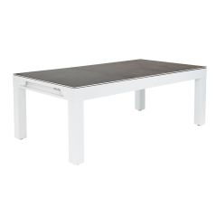 CORNILLEAU: Classic Pool Table - jídelní deska tři kusy, bílý rám / kámen