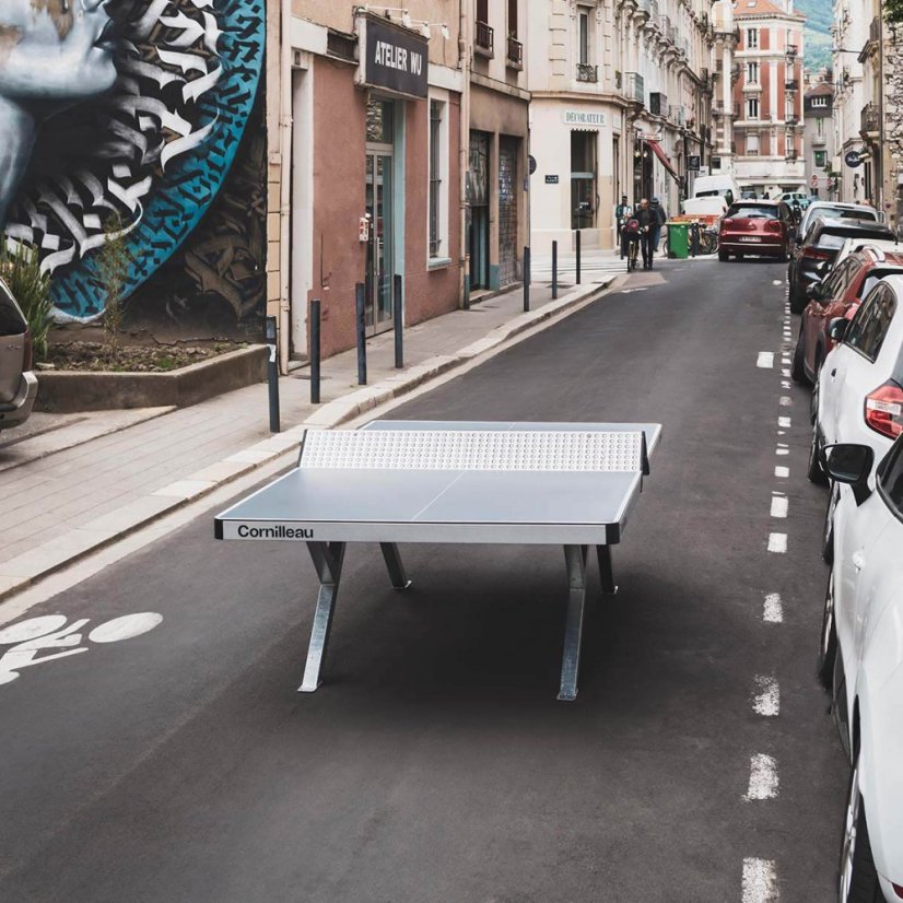 Stůl na stolní tenis CORNILLEAU URBAN Outdoor, šedý