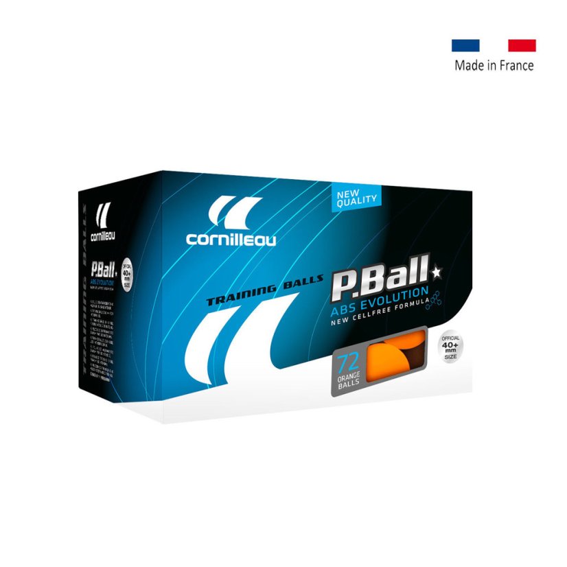 CORNILLEAU; ABS Evolution oranžové, (72 ks)