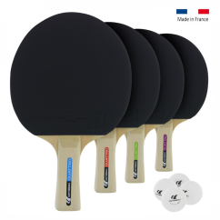 CORNILLEAU; SPORT Pack Quattro (4R.+4B.)