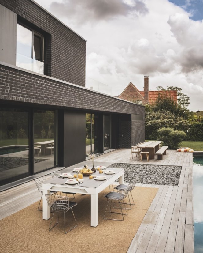 CORNILLEAU: Classic Pool Table, bílý rám / světle šedé sukno