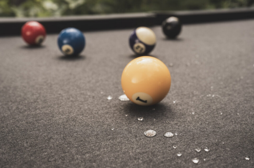 CORNILLEAU: Classic Pool Table, černý rám / tmavě šedé sukno