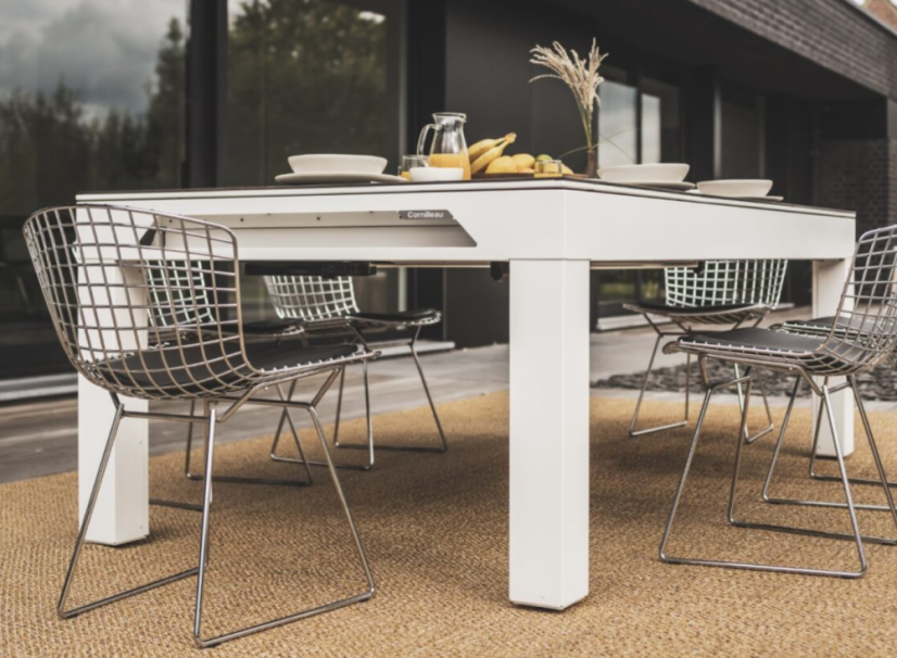 Jídelní deska pro CLASSIC POOL TABLE - dřevo - pro bílý rám stolu