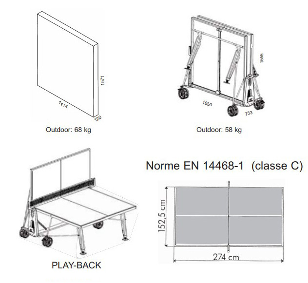 CORNILLEAU: 400 X CROSSOVER, šedý